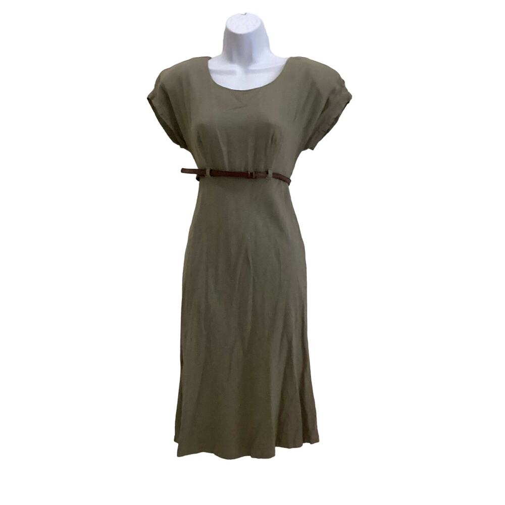 Vintage Hearts Linen Blend Dress
